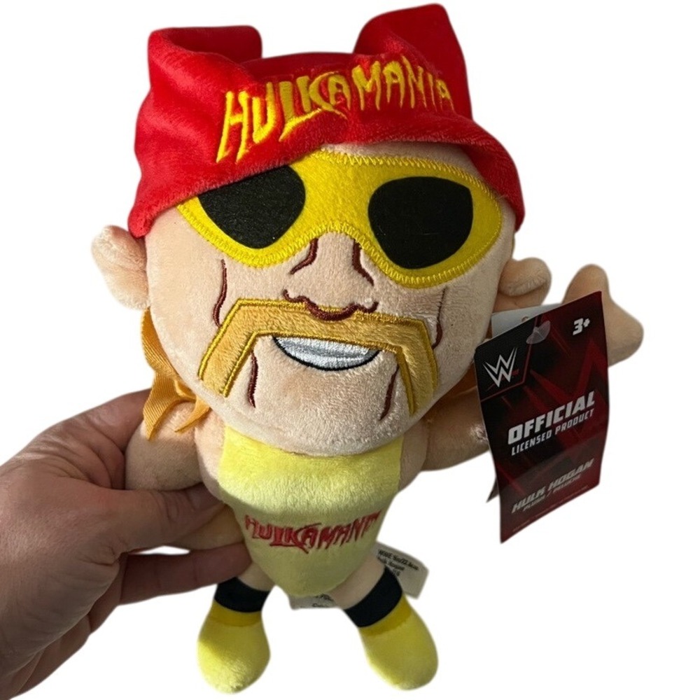 Hulk Hogan Plush WWE‎ Official Licensed Product Wrestling Toy Doll NEW